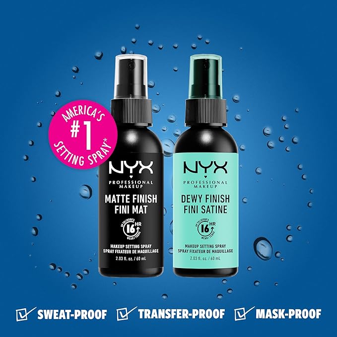 NYX PROFESSIONAL MAKEUP Makeup Setting Spray, Matte + Up Wear