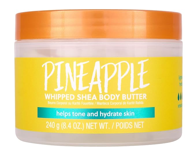 Tree Hut Pineapple Whipped Shea Body Butter | Long-lasting Hydration Leaves Skin Feeling Soft & Moisturized | Lightweight | Nourishing Essential Body Care | 8.4 fl oz.