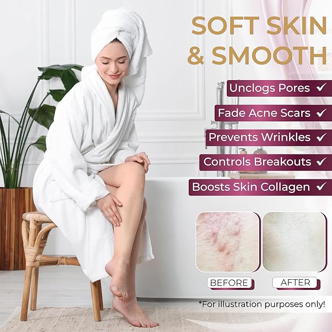 Ingrown Hair Treatment & Exfoliating Pads – 50 Pre-Soaked Wipes for Razor Bumps Treatment for Women – Skin-Smoothing Formula for Face, Neck, Underarms & Bikini Area