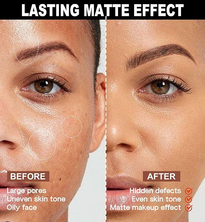 MAEPEOR Pressed Powder 8 Colors Oil Control Matte (olden Beig) 05 G