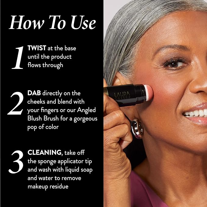 LAURA GELLER NEW YORK Serum Blush Tint, Lightweight Poppy Peach