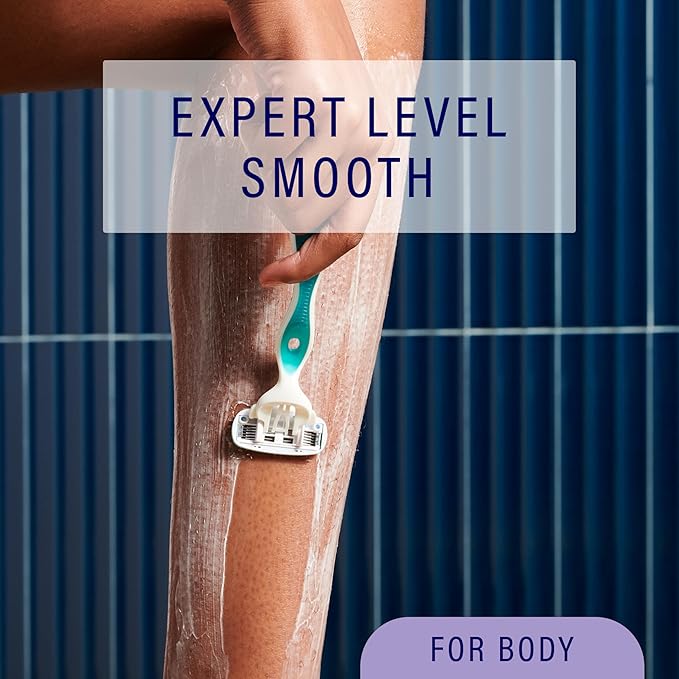 Schick Hydro Silk Sensitive Women's Disposable Razors, 3ct | 5-Blade Disposable Razors for Women Sensitive Skin | Travel Razor for Women