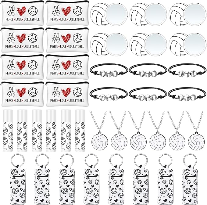 72 Pcs Sports Team Gifts Include Volleyball)