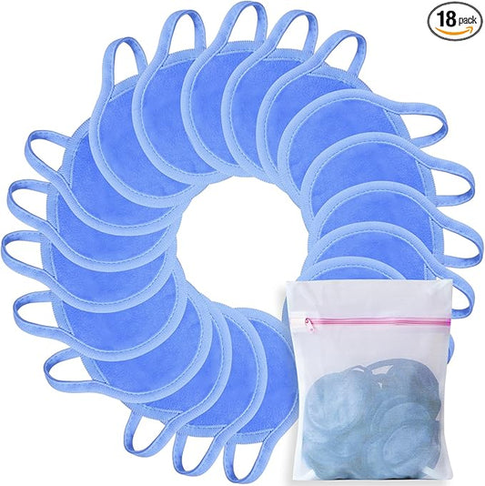 Makeup remover pads, 18 packs