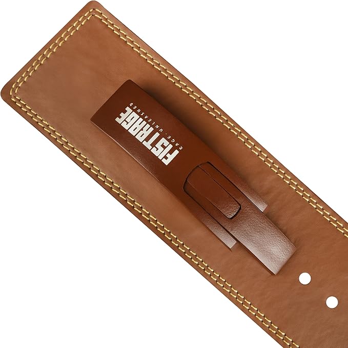 FISTRAGE Lever Buckle Weight Lifting Leather Black Belt