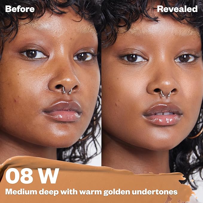 Kosas Revealer Concealer - Medium Coverage Makeup with 08 W)