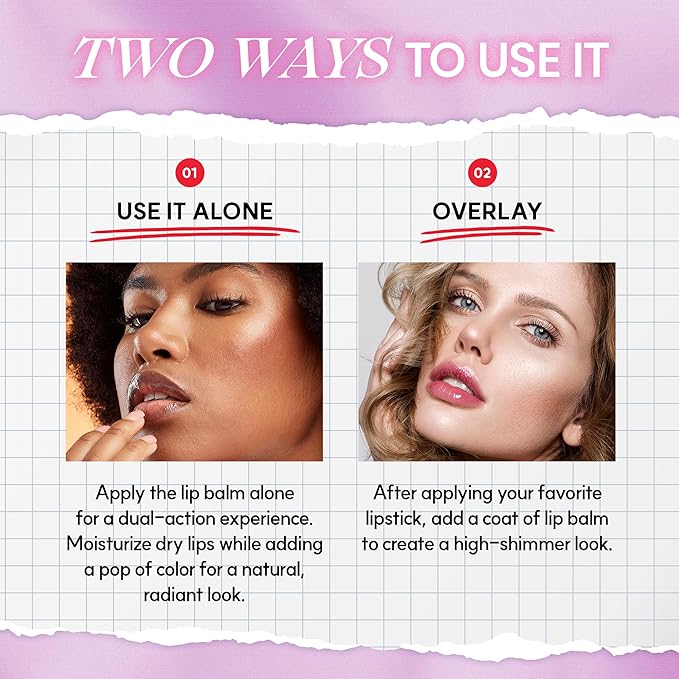 Glowing Color Lip Balm 0.35 Oz| Fig