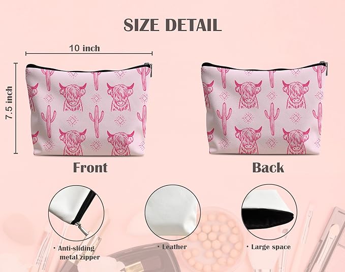 Western makeup bag,western gifts for