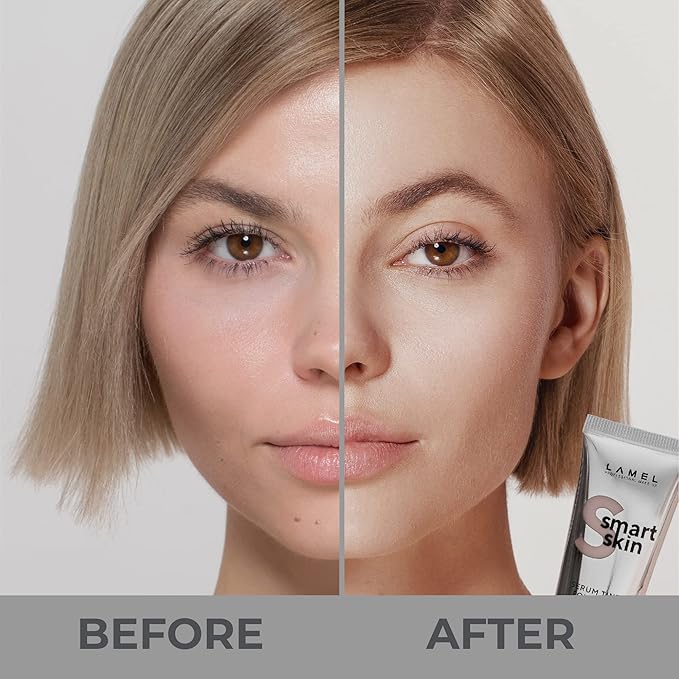 LAMEL Smartskin Serum Tinted Foundation - Hydrating & 1.18 fl.oz