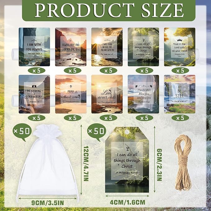 50 Sets Lip Balms Christian Gifts Flavor