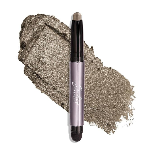 Julep Cream-to-Powder Waterproof Shadow Stick Galaxy Grey Shimmer Long-Lasting, Crease-Proof Cream Eyeshadow with Built-in Smudger