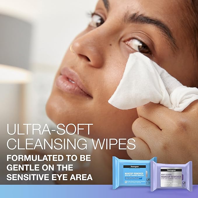 Neutrogena Day & Night Wipes, Makeup