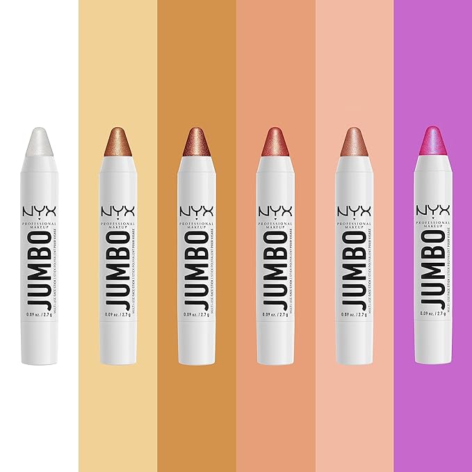 NYX PROFESSIONAL MAKEUP, Jumbo Multi-Use Face Highlighter Stick Blueberry Muffin