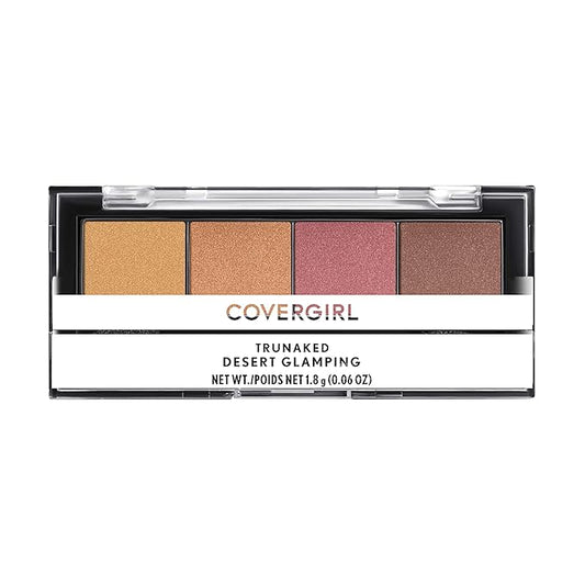 COVERGIRL Trunaked Quad Eyeshadow Palette, Glamping, Desert Glamping, 0.06 Ounce