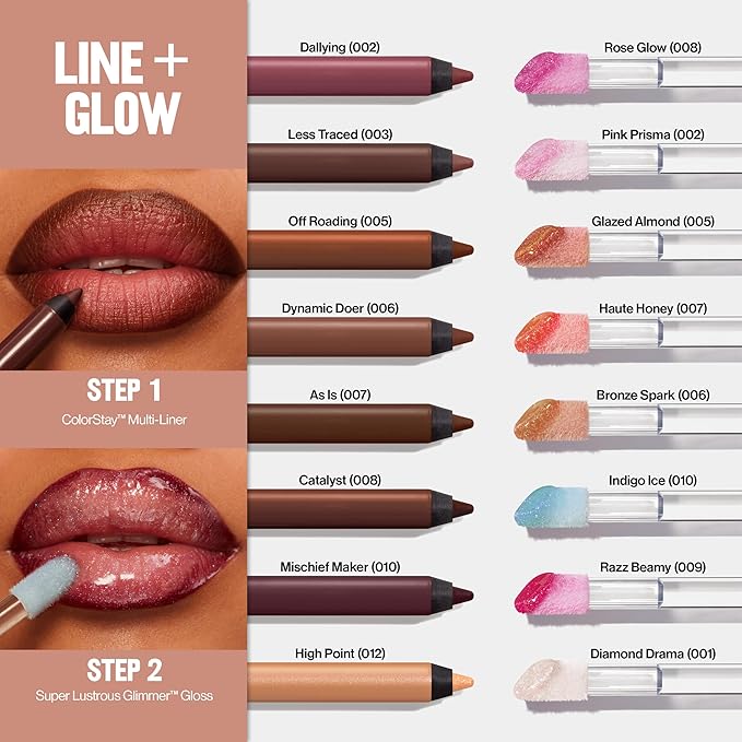 Revlon ColorStay Multi-Liner, Creamy Formula, Multiuse For Lips, Eyes & Face, Precision Brush for Easy Blending, 010 Mischief Maker