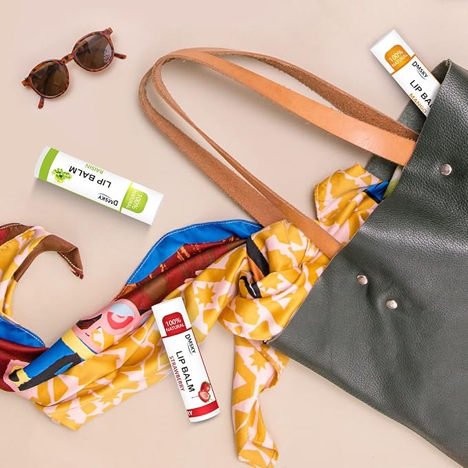 DMSKY 36 Pack Lip Balm, Natural