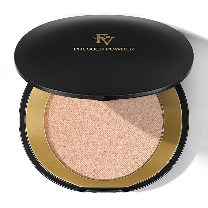 FV Matte Finish Pressed Powder, Long-Lasting, Lightweight, Oil-Control, 0.28 Oz