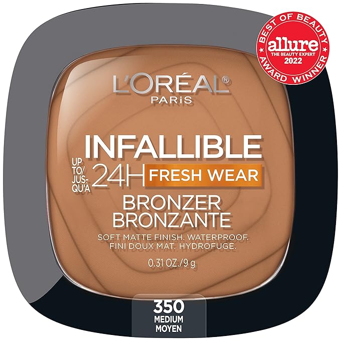 L'Oreal Paris Infallible Up to 24H Fresh Wear sweatproof, Medium, 0.31 oz