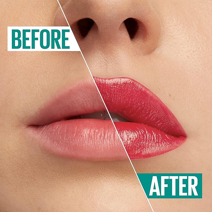 Maybelline Green Edition Butter Cream High-Pigment Bullet Lipstick, Rainforest, Bright Red, 0.12 oz