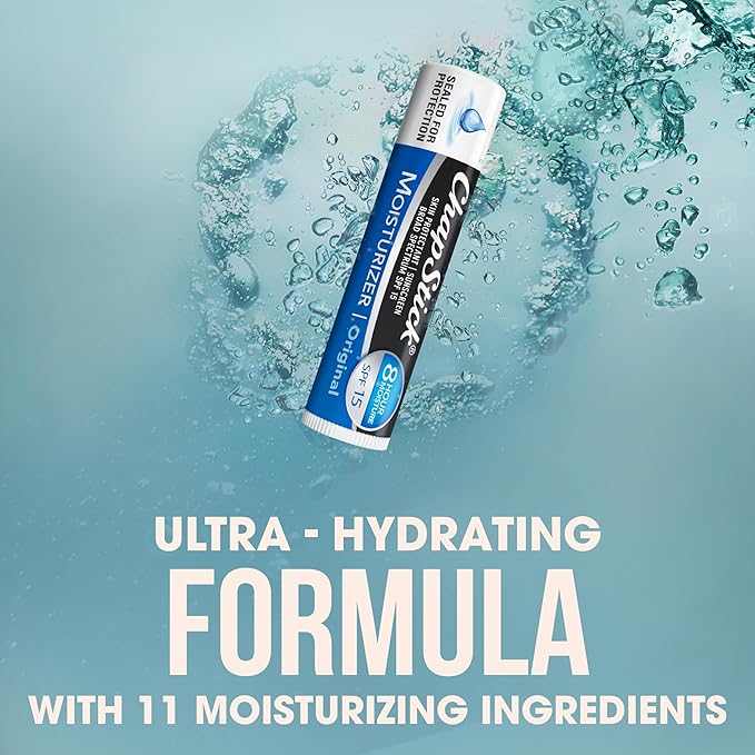 ChapStick Moisturizer Original Lip Balm Tubes,