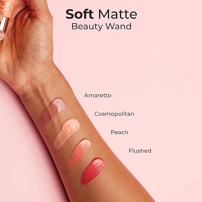 MCoBeauty Soft Matte Beauty Wand, Cosmopolitan Blush, Velvety