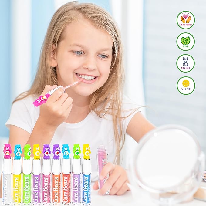 Townley Girl Care Bears 10 Piece Plant Based Lip