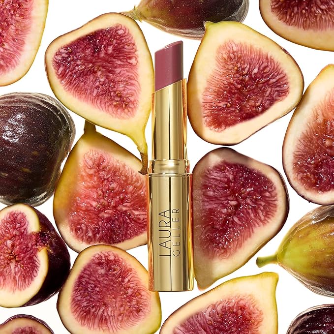 LAURA GELLER NEW YORK Jelly Balm Moisturizing Tinted Lip Balm - Figger Than Life - Hydrating Vitamin E - Semi-Shine Finish