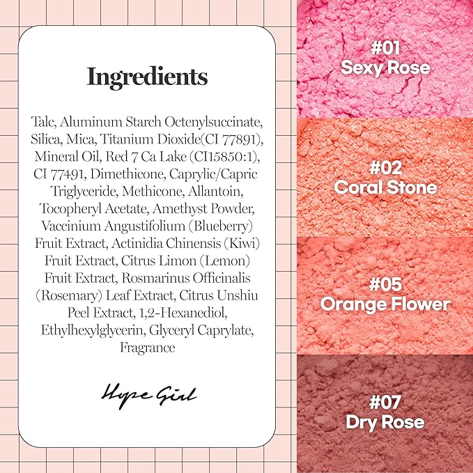 Hope Girl 3D Powder Blusher 0. | Skin-Loving 17oz