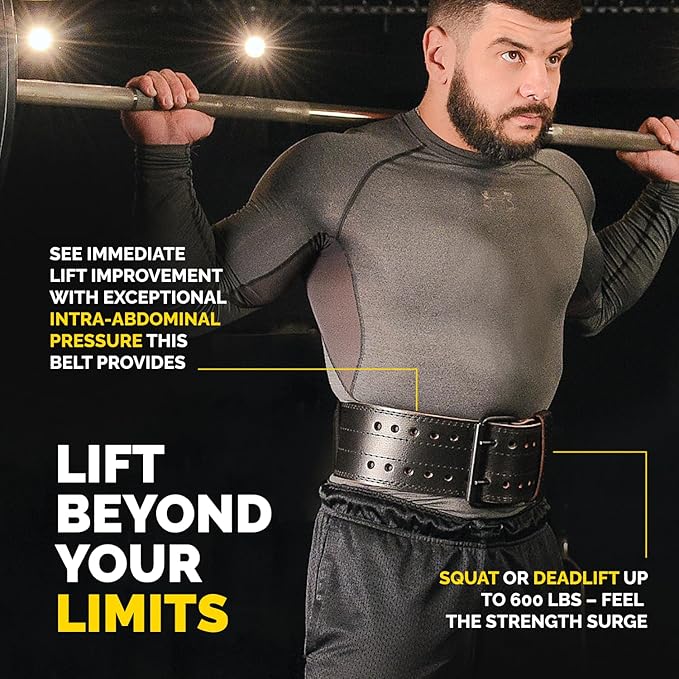 5mm Premium Weight Lifting Belt - 100% Genuine