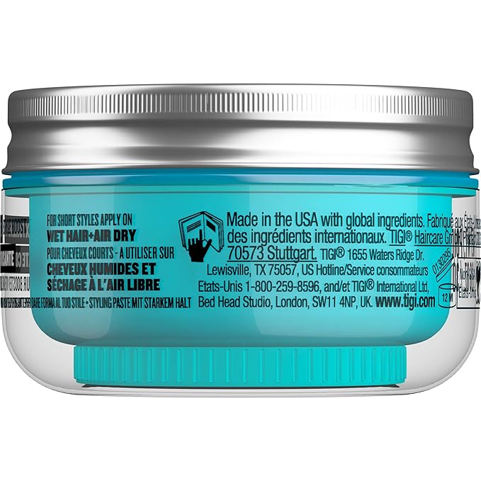 TIGI Bed Head Manipulator Texturizing Putty with Firm Hold Travel Size 1.06 oz