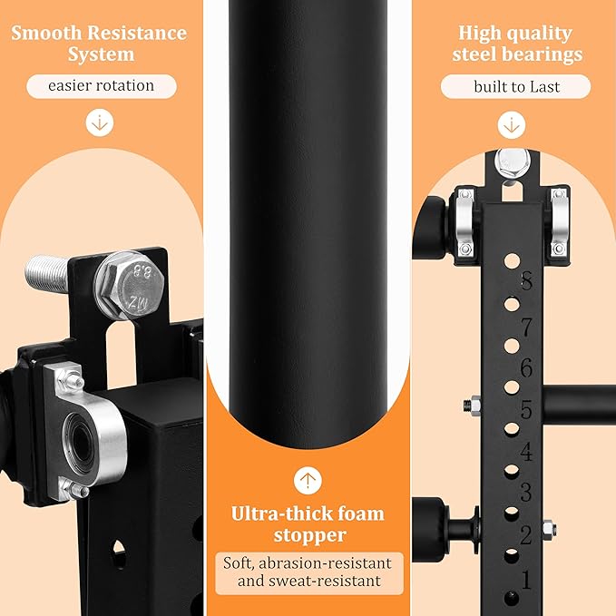 18mm Power Rack Mounted Leg Extension and Curl