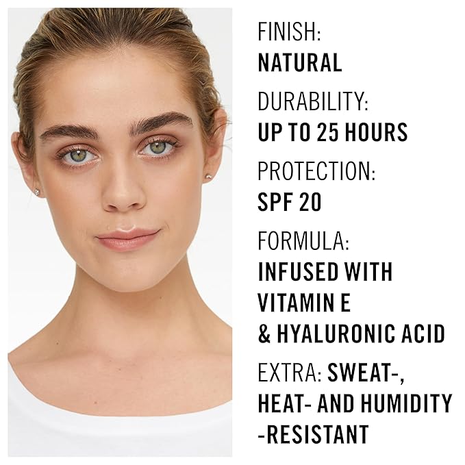 Rimmel London Lasting Finish 25HR - 203 True Coverage, Waterproof, 1oz