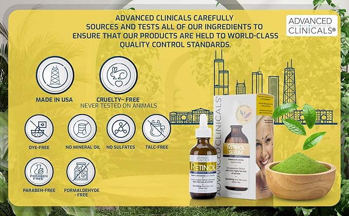 Advanced clinicals retinol facial serum