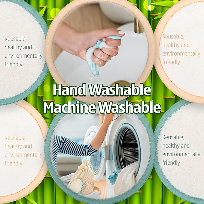 Reusable makeup remover pads -