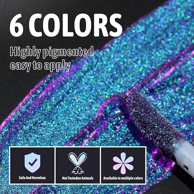 Super Stay Lip Gloss,Multichrome Colorstay Overtime Lipcolor,Highly Pigmented Instant Glitter Liquid Lip Makeup,0.12 Fl Oz (03, 3.5ml)