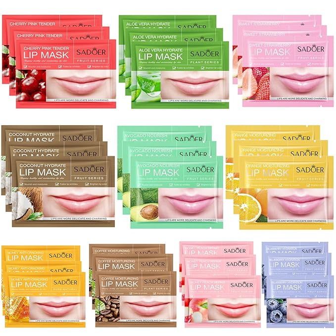 30 PCS Moisturizing Lip Mask .Crystal