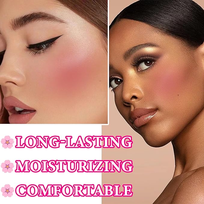 Cream Blush Stick,Blush Stick Long Lasting Non-greasy Multi Makeup Pen(05#)