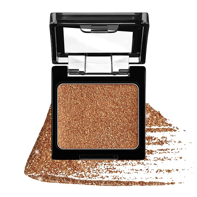 wet n wild Color Icon Eyeshadow Glitter - Ultra-Pigmented, Vitamin E Infused for a Silky-Smooth Moisturizing Application, Cruelty-Free & Vegan - Toasty