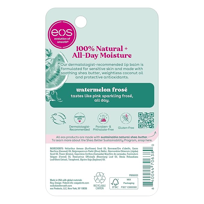 eos 100% Natural Lip Balm- Watermelon