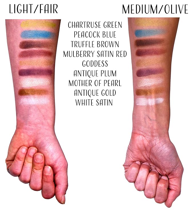 Antique Gold Carmel Bronze Shimmer Pressed Powder Single Vegan Eyeshadow; Talc, Paraben & Cruelty Free