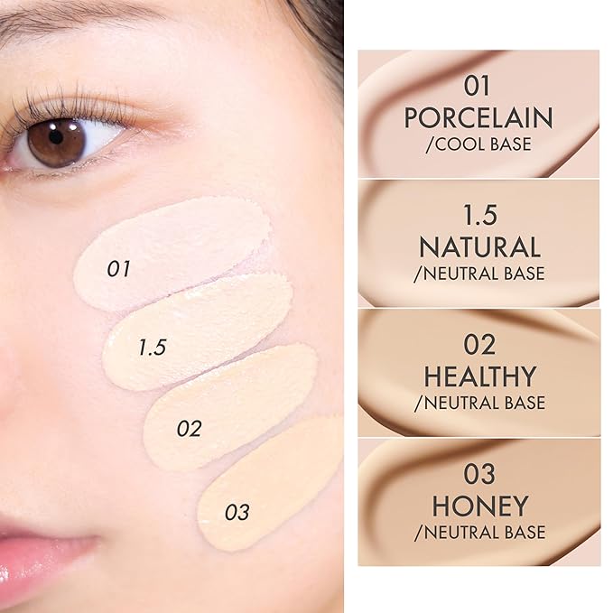 Amuse SEOUL Ceramic Skin Perfector Cushion Foundation 01 15g