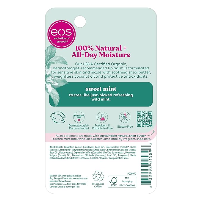 eos 100% Natural & Organic Lip