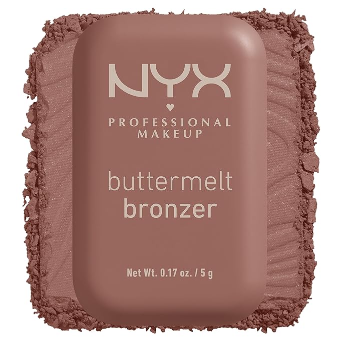 NYX PROFESSIONAL MAKEUP Matte Buttermelt Bronzer, Longwear Face Butta Biscuit