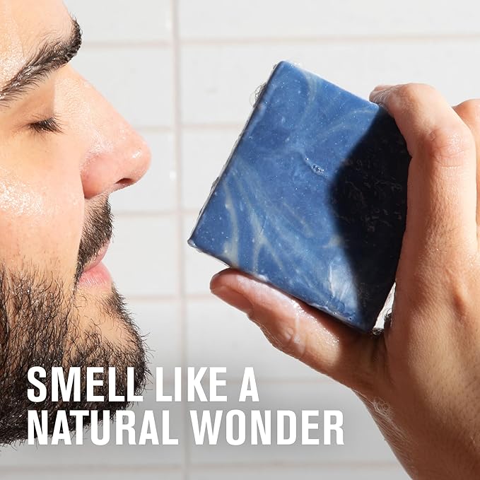 Every Man Jack Cold Plunge Mens Bar Soap - Glacier Bay Scent with notes of Uplifting Mint, Cypress, and Cooling Glacier Clay - Deeply Cleans, Hydrates with Naturally Derived Ingredients - 5oz 2 Pack