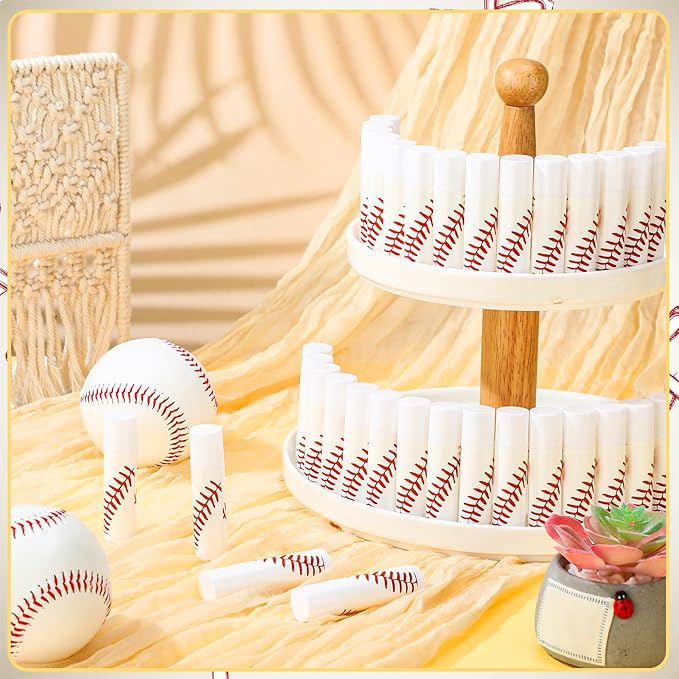 144 Pcs Baseball Lip Balm Hand