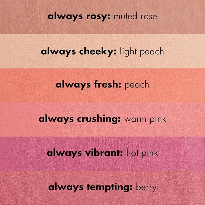 e.l.f Primer-Infused Blush, Long-Wear, Matte, Bold, Lightweight, Blends Easily, Contours Cheeks, Always Rosy, All-Day Wear, Vegan & Cruelty-Free