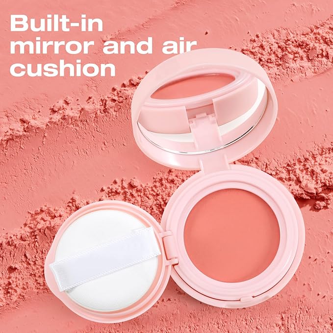 AFGHOZ Pink Cream Blush Powder, Matte Blush Shadow Mature Skin