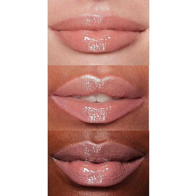 e.l.f. Lip Lacquer, Nourishing, Non-Sticky Ultra-Shine Lip Gloss With Sheer Color, Infused With Vitamins A & E, Vegan & Cruelty-Free, Whisper Pink