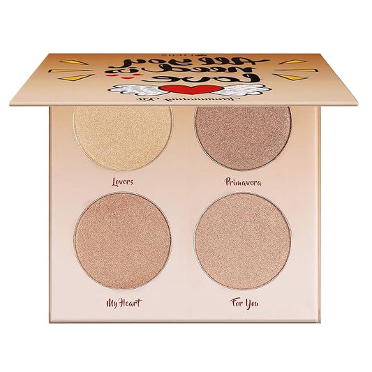 Highlighter Palette，Highlighter Makeup Palette, Glow Bronzer Highlighter Powder makeup palette