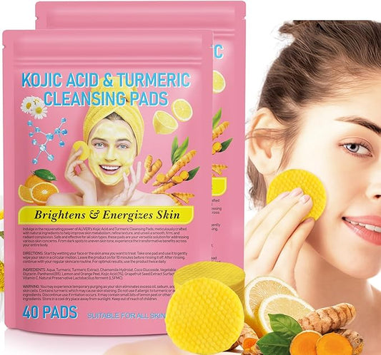 Turmeric cleansing pads,80pcs turmeric cleansing